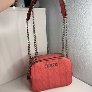 GUESS Vibrant Coral Crossbody Bag